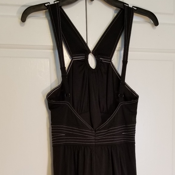 BCBGMaxAzria SZ Small Black V-Neck Keyhole - Picture 8 of 8